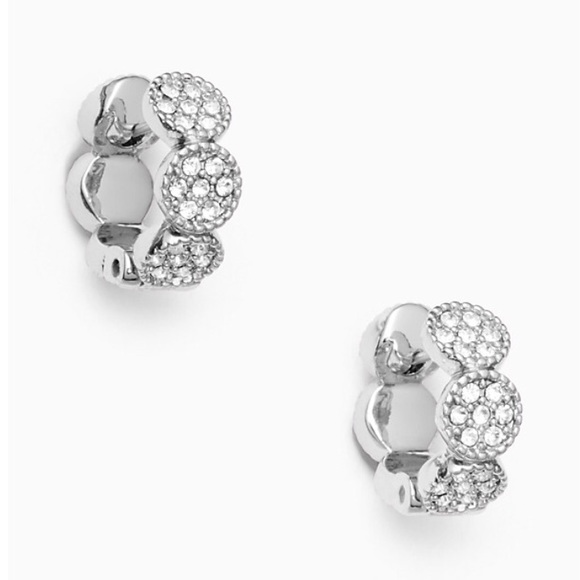 kate spade Jewelry - Kate Spade Gatsby Huggies Hoop earrings